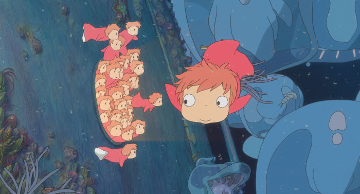 Akiko Yano, Noah Cyrus, and Yuria Nara in Ponyo (2008)